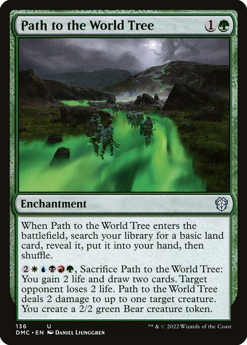 Path to the World Tree - Dominaria United Commander Magic card
