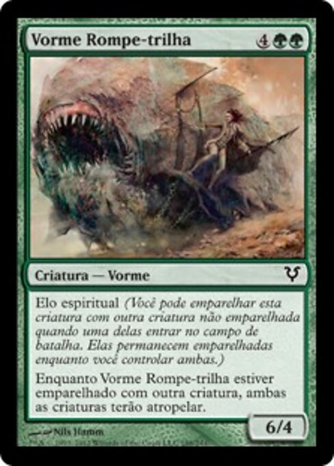 파괴개척자 웜 (Pathbreaker Wurm) - Avacyn Restored (#188) - Illustrated by Nils Hamm - Magic: The Gathering Card