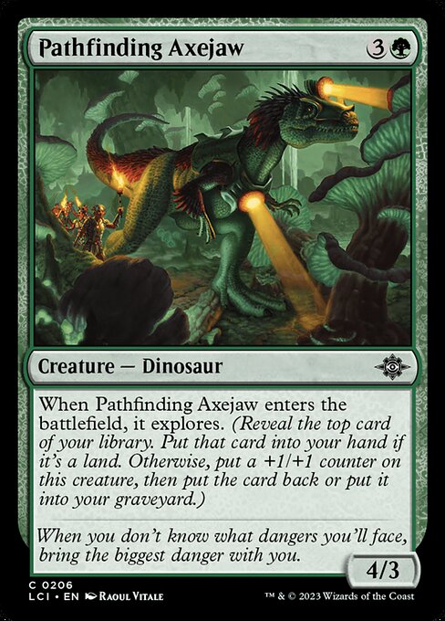 Pathfinding Axejaw - The Lost Caverns of Ixalan Magic card