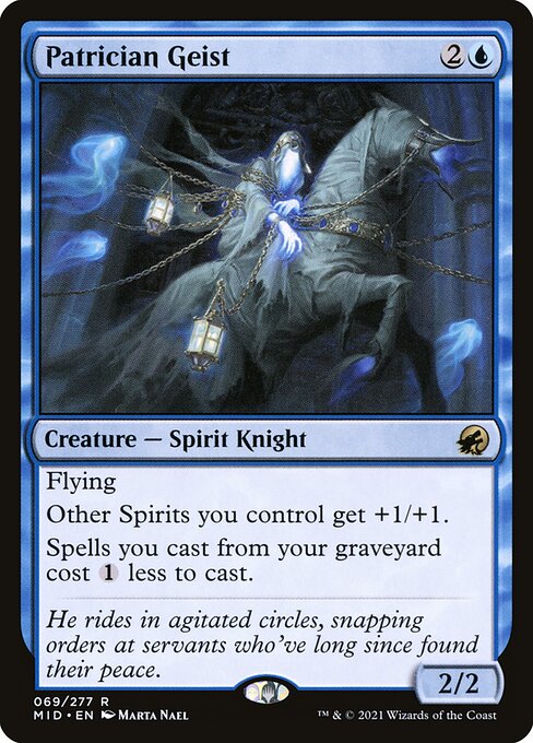 Patrician Geist - Innistrad: Midnight Hunt Magic card