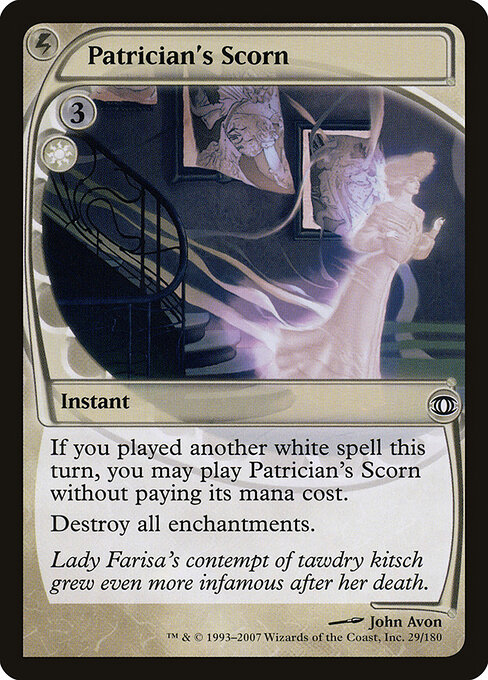 Patrician's Scorn - Future Sight Magic card
