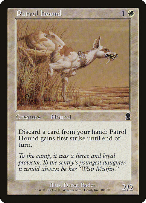 Patrol Hound - Odyssey Magic card