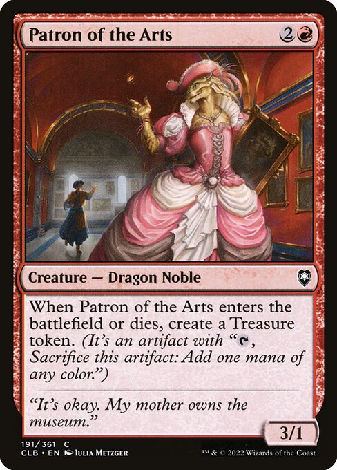 Patron of the Arts - Commander Legends: Battle for Baldur's Gate Magic card