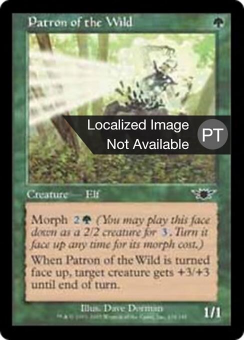 Benefactor de la naturaleza (Patron of the Wild) - Legions (#134) - Illustrated by Dave Dorman - Magic: The Gathering Card