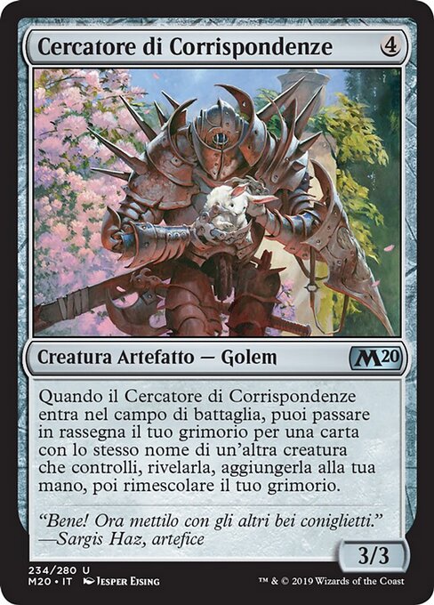 Cercatore di Corrispondenze (Pattern Matcher) - Core Set 2020 (#234) - Illustrated by Jesper Ejsing - Magic: The Gathering Card