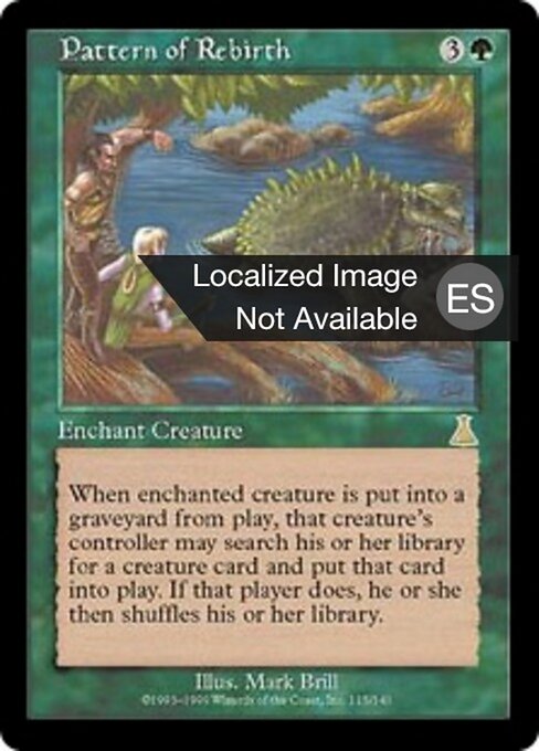 Padrão de Renascimento (Pattern of Rebirth) - Urza's Destiny (#115) - Illustrated by Mark Brill - Magic: The Gathering Card