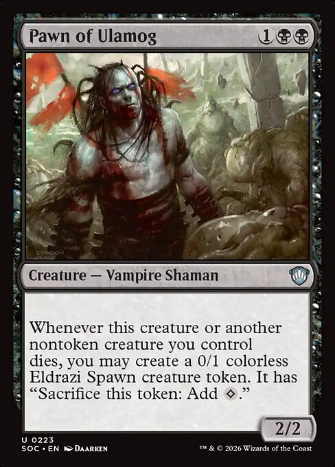 Pawn of Ulamog - Secrets of Strixhaven Commander Magic card