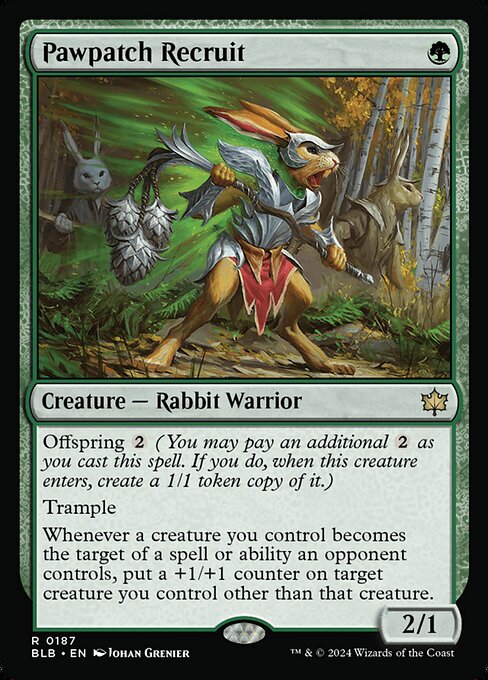 Pawpatch Recruit - Bloomburrow Magic card