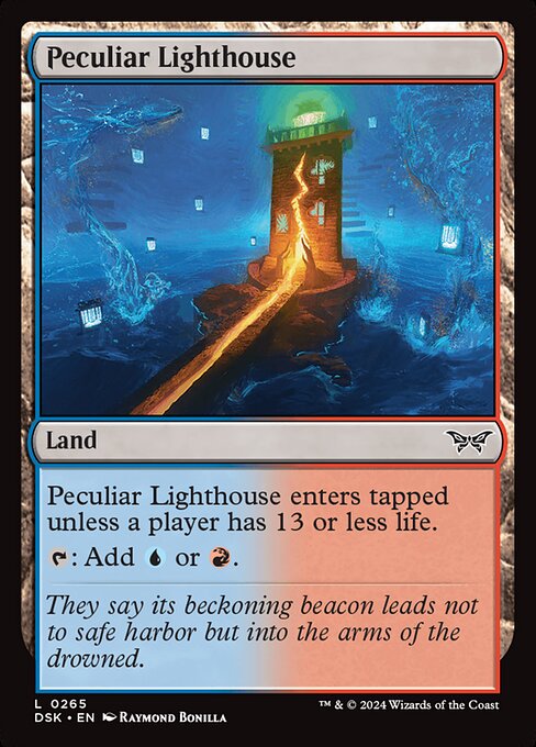 Peculiar Lighthouse - Duskmourn: House of Horror Magic card