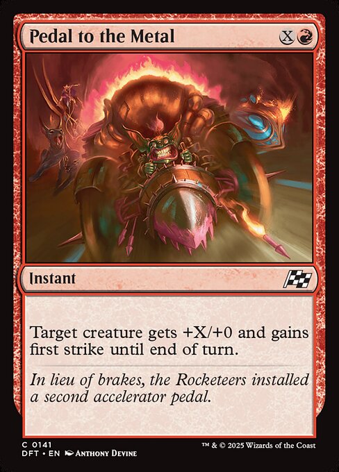 Pedal to the Metal - Aetherdrift Magic card