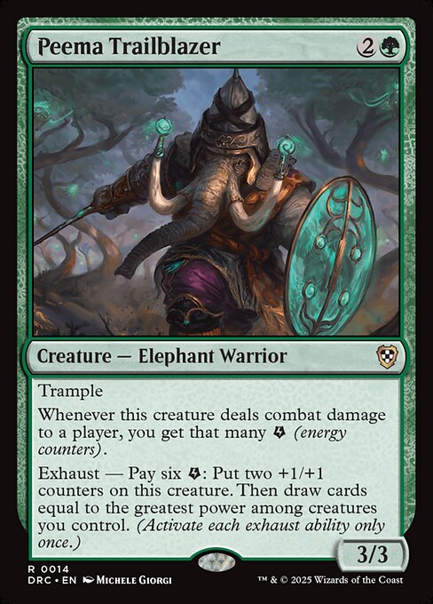 Peema Trailblazer - Aetherdrift Commander Magic card