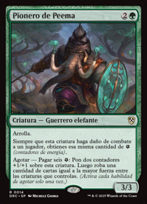 ピーマの先駆者 (Peema Trailblazer) - Aetherdrift Commander (#30) - Illustrated by Michele Giorgi - Magic: The Gathering Card
