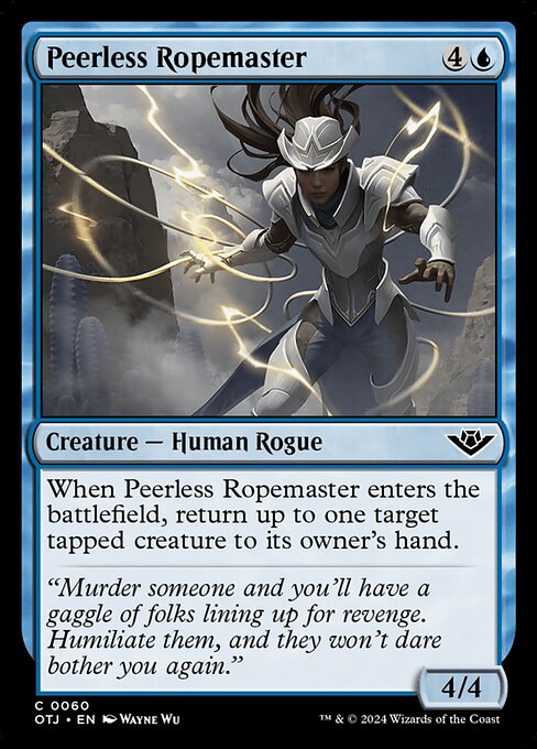 Peerless Ropemaster - Outlaws of Thunder Junction Magic card