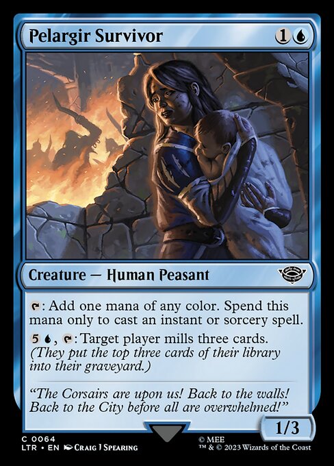 Pelargir Survivor - The Lord of the Rings: Tales of Middle-earth Magic card