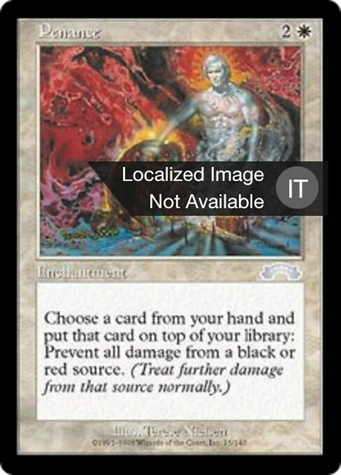 Penance - Exodus (#15) - Illustrated by Terese Nielsen - Magic: The Gathering Card