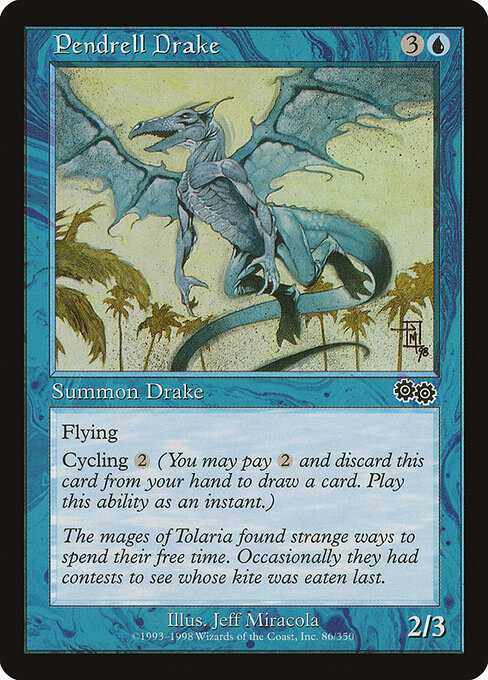 Pendrell Drake - Urza's Saga Magic card