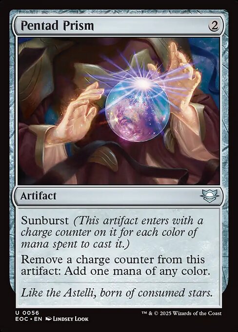 Pentad Prism - Edge of Eternities Commander Magic card