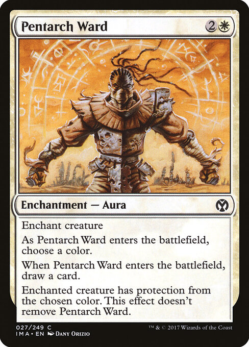 Pentarch Ward - Iconic Masters (#27) - Illustrated by Dany Orizio - Magic: The Gathering Card