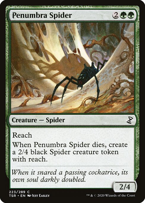 Penumbra Spider - Time Spiral Remastered Magic card
