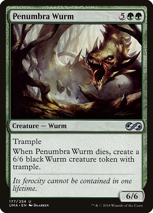 Penumbra Wurm - Ultimate Masters Magic card