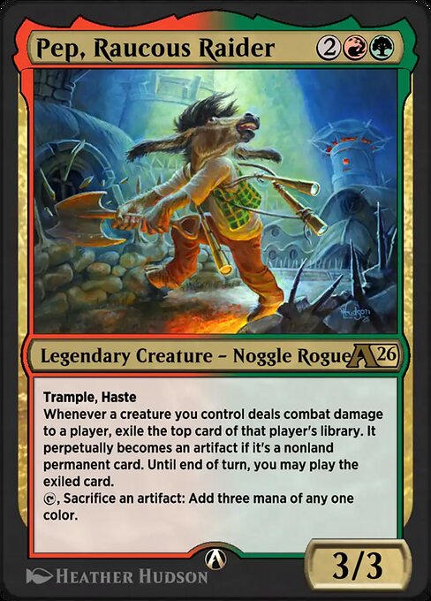 Pep, Raucous Raider - Alchemy: Lorwyn Eclipsed Magic card