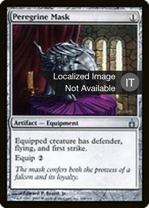 Máscara peregrina (Peregrine Mask) - Ravnica: City of Guilds (#268) - Illustrated by Edward P. Beard, Jr. - Magic: The Gathering Card