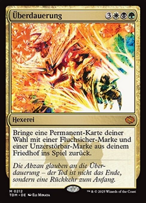 Pérennité (Perennation) - Tarkir: Dragonstorm (#368) - Illustrated by Martina Fačková - Magic: The Gathering Card