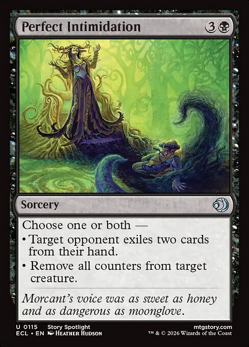 Perfect Intimidation - Lorwyn Eclipsed Magic card