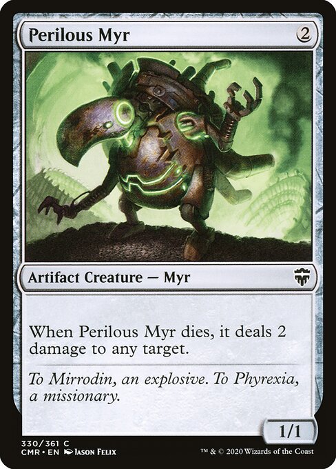 Perilous Myr - Commander Legends (#330) - Illustrated by Jason Felix - Magic: The Gathering Card