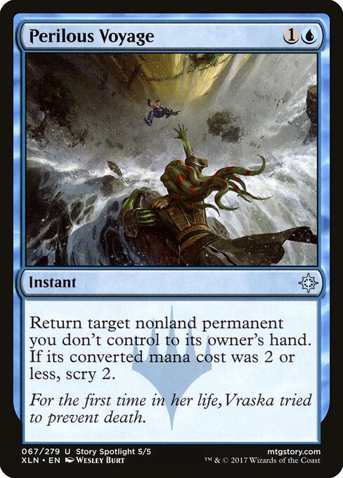Perilous Voyage - Ixalan Magic card