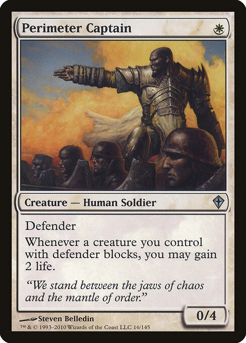 Perimeter Captain - Worldwake Magic card