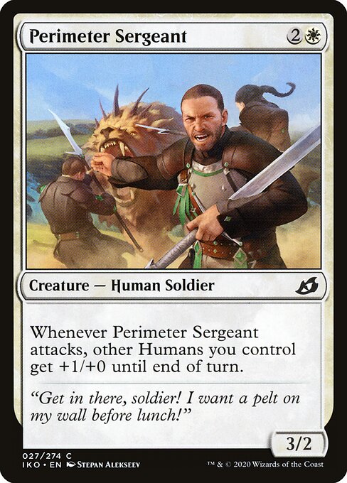 Perimeter Sergeant - Ikoria: Lair of Behemoths Magic card