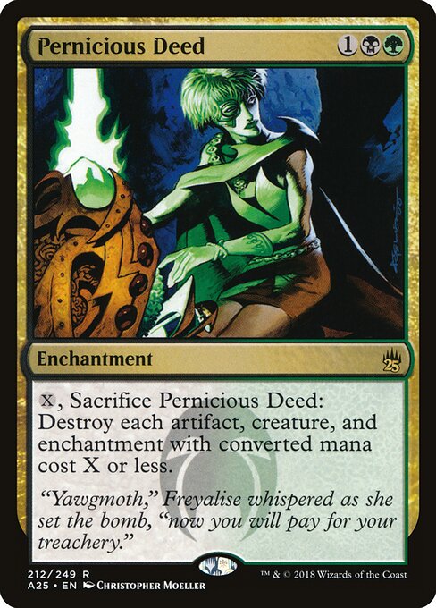 Pernicious Deed - Masters 25 Magic card