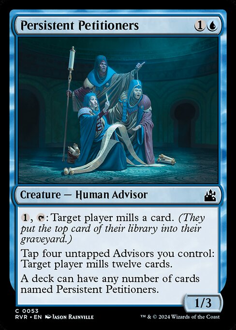 Persistent Petitioners - Ravnica Remastered Magic card