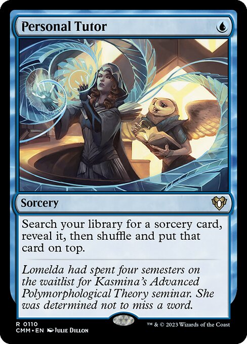 Personal Tutor - Commander Masters Magic card