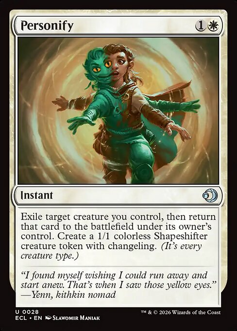 Personify - Lorwyn Eclipsed Magic card