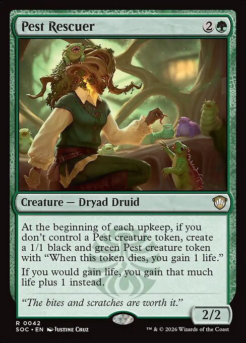 Pest Rescuer - Secrets of Strixhaven Commander Magic card