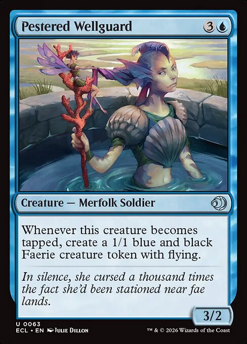 Pestered Wellguard - Lorwyn Eclipsed Magic card