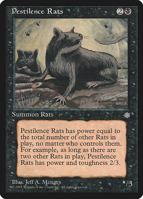 Pestilence Rats - Ice Age Magic card