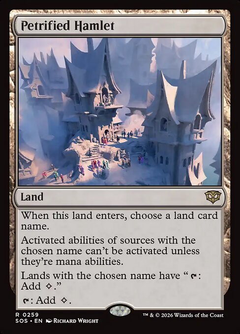 Petrified Hamlet - Secrets of Strixhaven Magic card