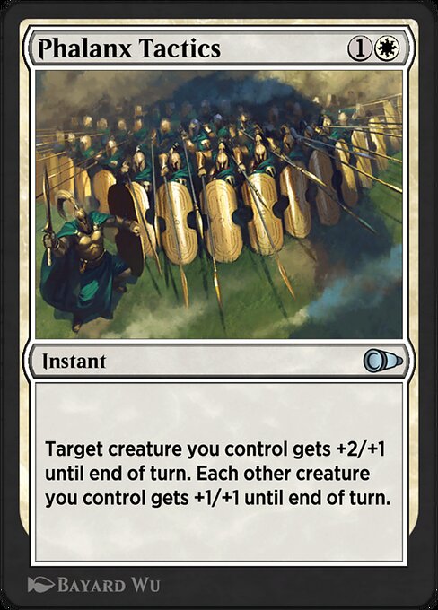 Tactiques de phalange (Phalanx Tactics) - Theros Beyond Death (#31) - Illustrated by Bayard Wu - Magic: The Gathering Card