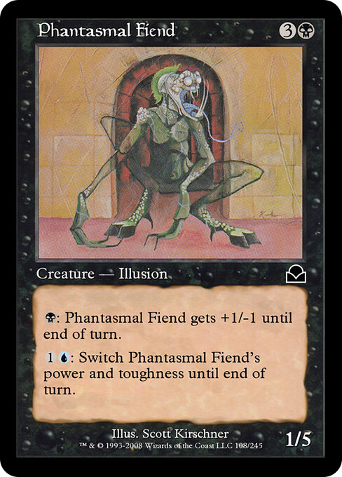 Phantasmal Fiend - Masters Edition II Magic card