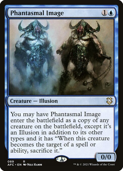 Phantasmal Image - Forgotten Realms Commander Magic card