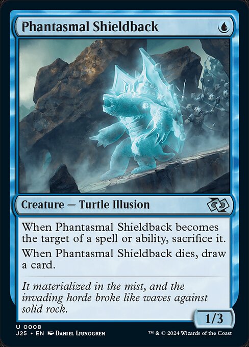 Phantasmal Shieldback - Foundations Jumpstart Magic card