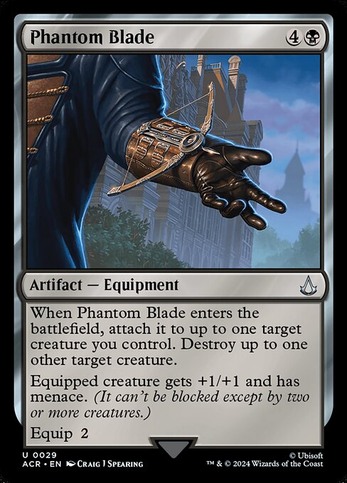 Phantom Blade - Assassin's Creed Magic card