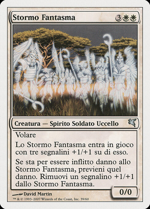 Stormo Fantasma (Phantom Flock) - Salvat 2005 (#C39) - Illustrated by David Martin - Magic: The Gathering Card