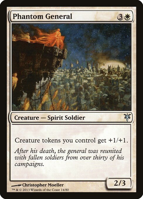Phantom General - Duel Decks: Sorin vs. Tibalt (#14) - Illustrated by Christopher Moeller - Magic: The Gathering Card