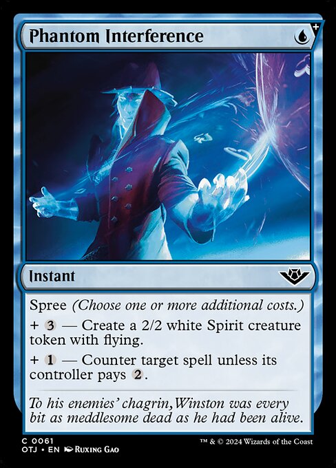 Phantom Interference - Outlaws of Thunder Junction Magic card