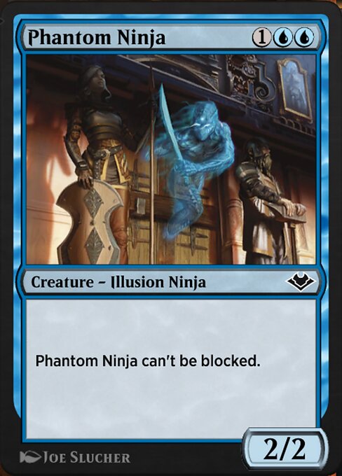 Phantom Ninja - Jumpstart: Historic Horizons (#230) - Illustrated by Joe Slucher - Magic: The Gathering Card