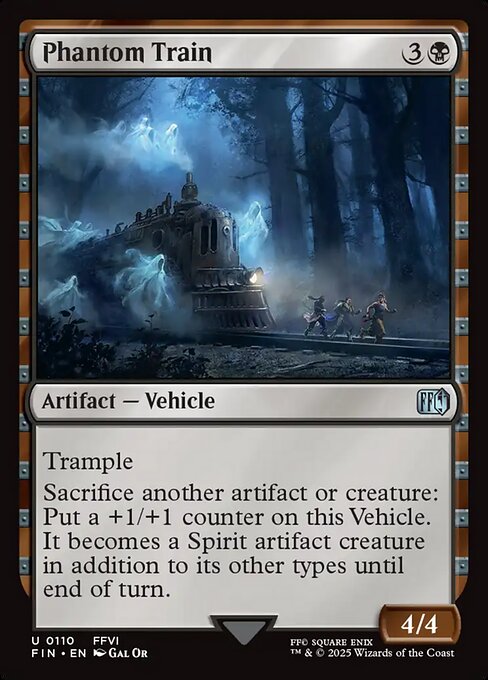 Phantomzug (Phantom Train) - Final Fantasy (#110) - Illustrated by Gal Or - Magic: The Gathering Card